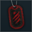 带有标记的 USEC 狗牌