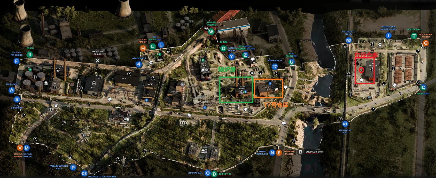 3个仓库的位置 3个仓库的位置