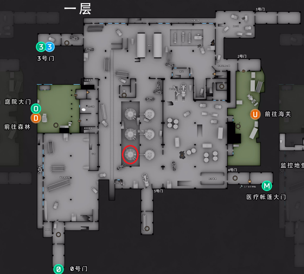 破损罐体位置 破损罐体位置