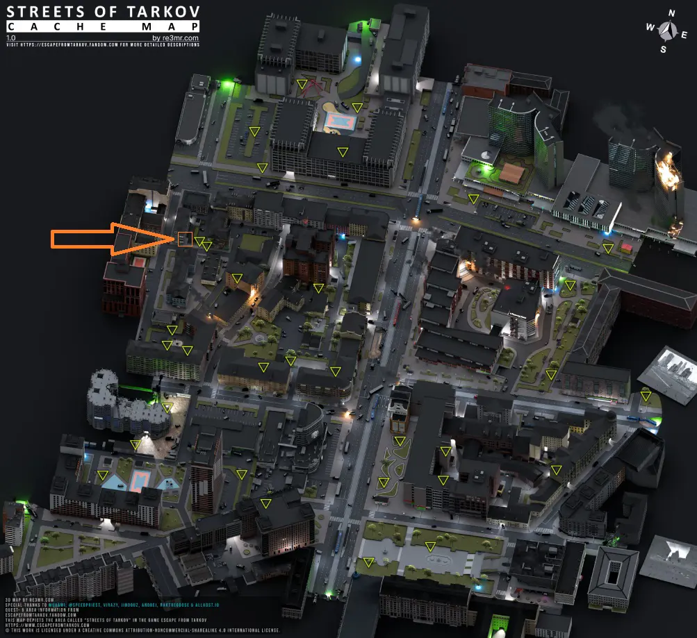 塔科夫街区的实验室转移点位置 塔科夫街区的实验室转移点位置