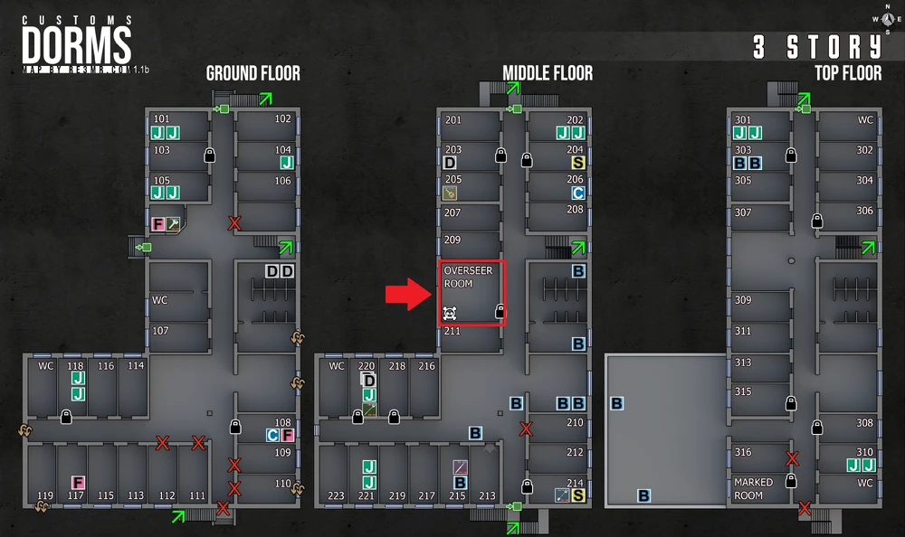 房间位置 房间位置