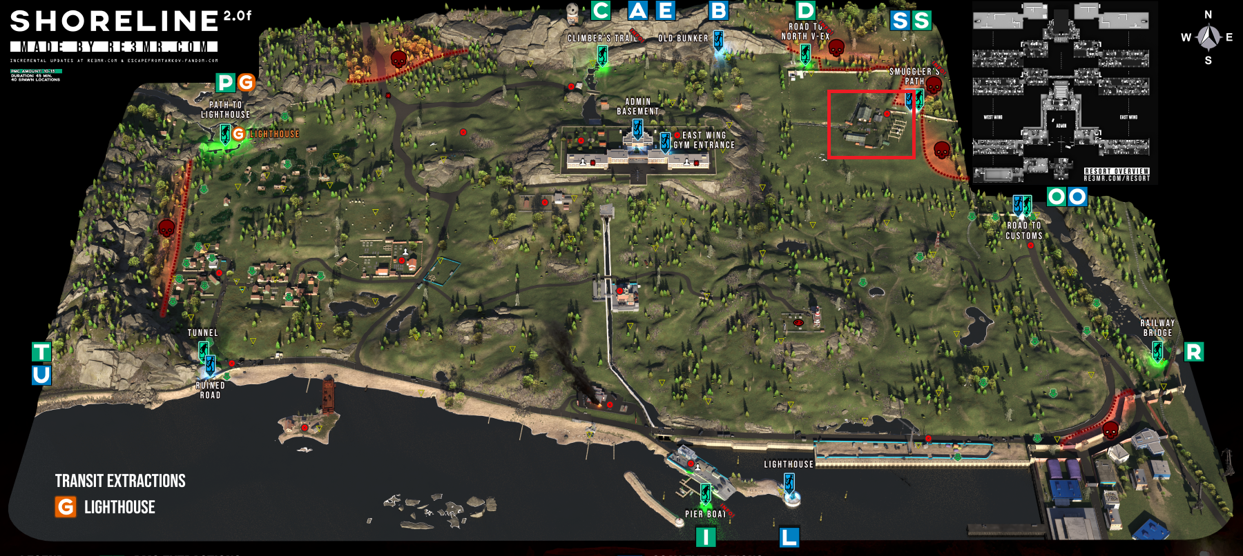 海岸线的走私者营地位置 海岸线的走私者营地位置