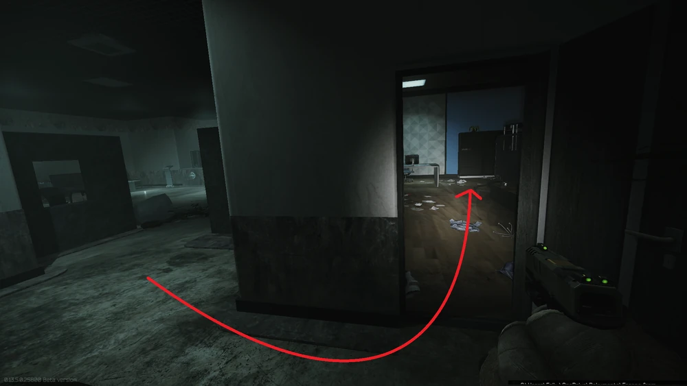 进入保安室的路线2 进入保安室的路线2