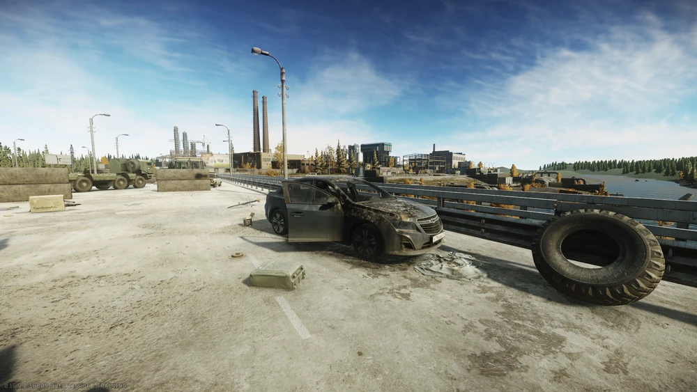 烧毁的蓝色轿车 烧毁的蓝色轿车