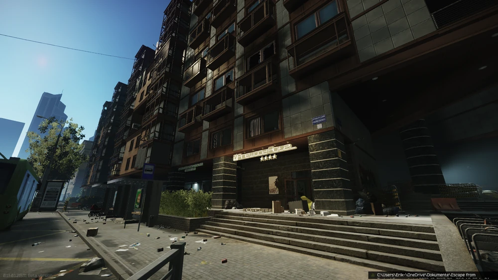 松木酒店北部建筑入口 松木酒店北部建筑入口