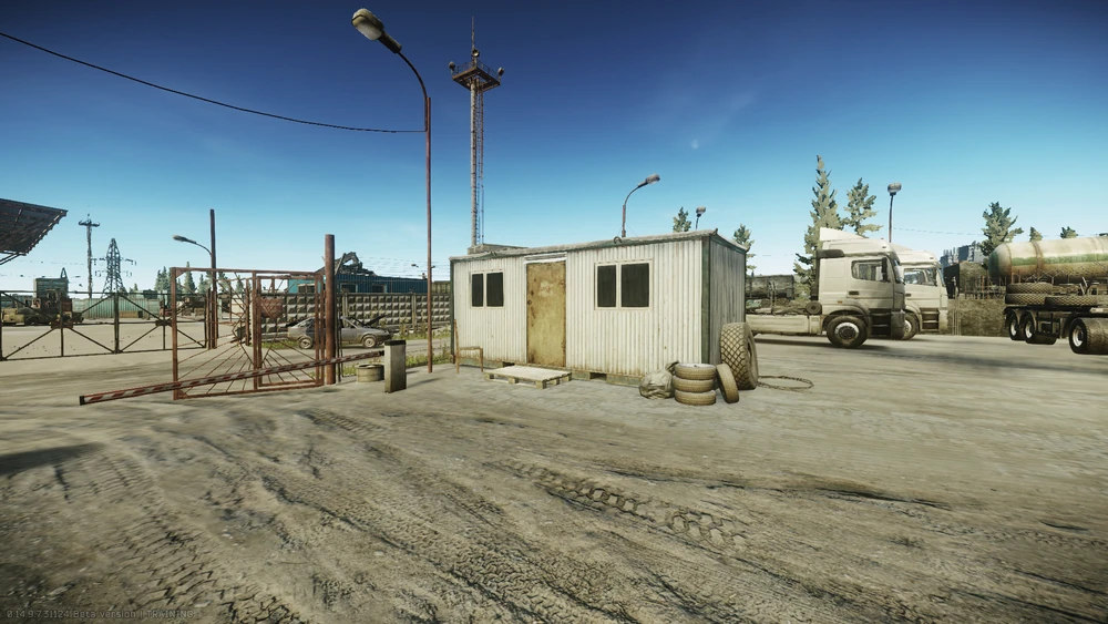 拖车停车场工棚藏匿点 拖车停车场工棚藏匿点