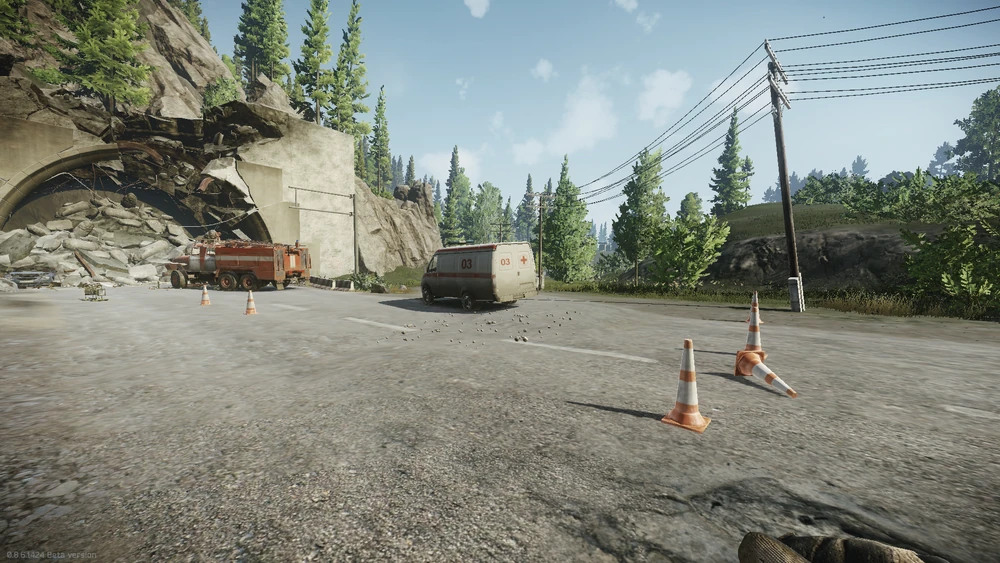 疗养院院内的救护车2 疗养院院内的救护车1