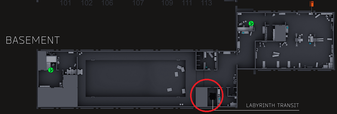 Knossos LLC 设施的门位置 Knossos LLC 设施的门位置