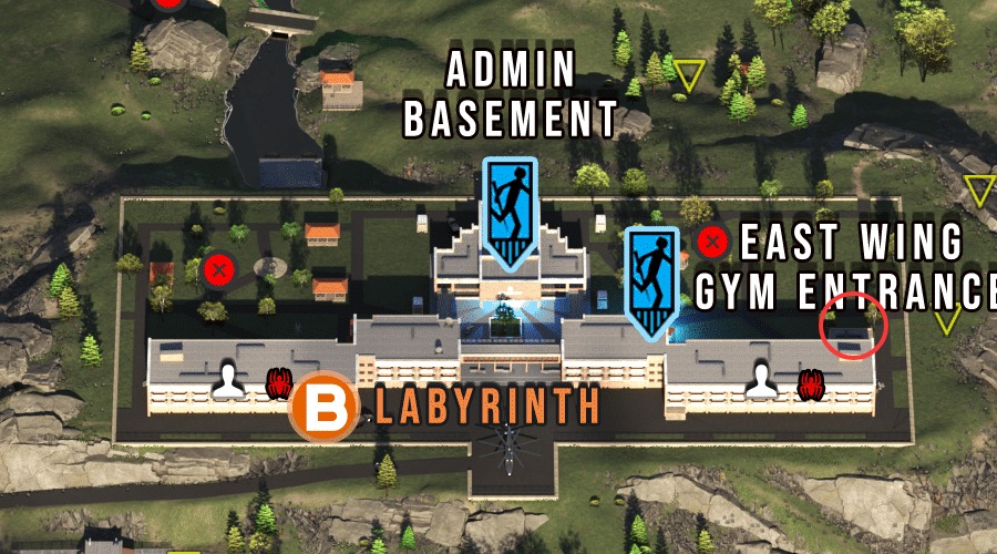 东楼外后方仓库位置 东楼外后方仓库位置