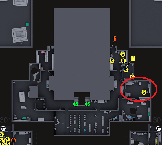 行政楼二楼破损的门的办公室位置 行政楼二楼破损的门的办公室位置