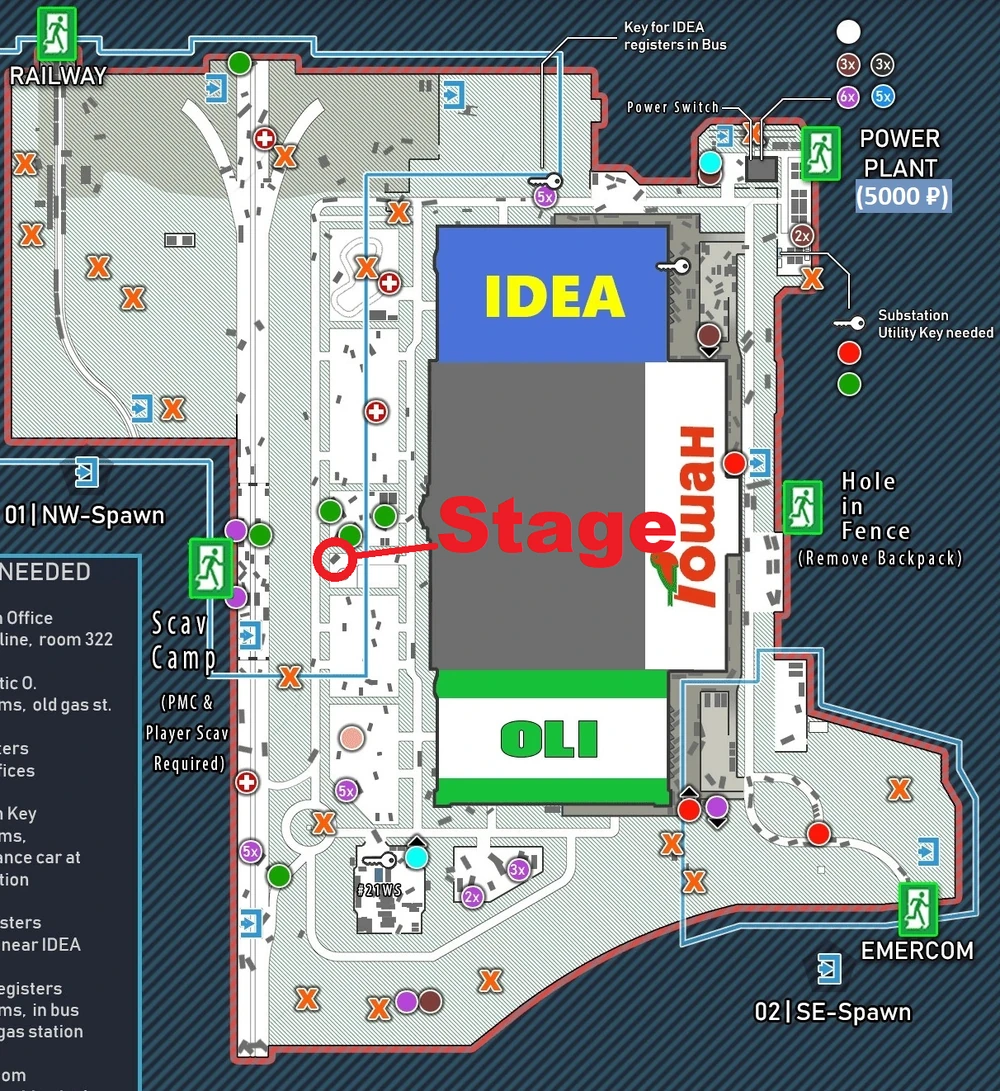 商超外的演出台位置2 商超外的演出台位置2