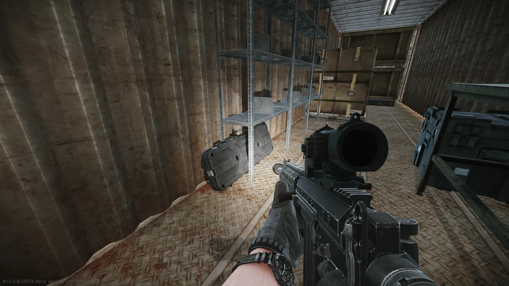 集装箱内的武器箱 集装箱内的武器箱