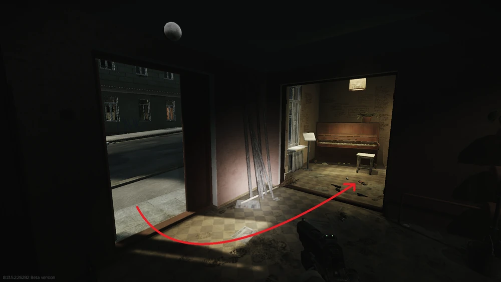 从门口到楼梯 从门口到楼梯