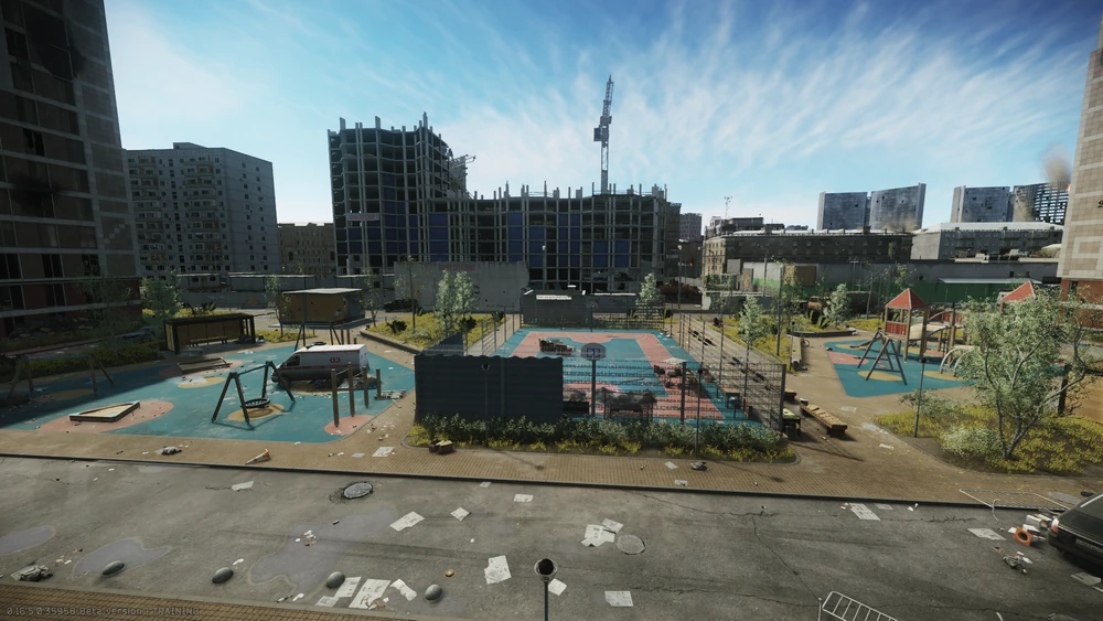 塔科夫街区的儿童游乐场 塔科夫街区的儿童游乐场