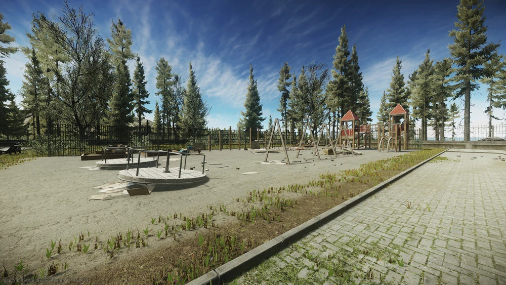 海岸线的儿童游乐场 海岸线的儿童游乐场