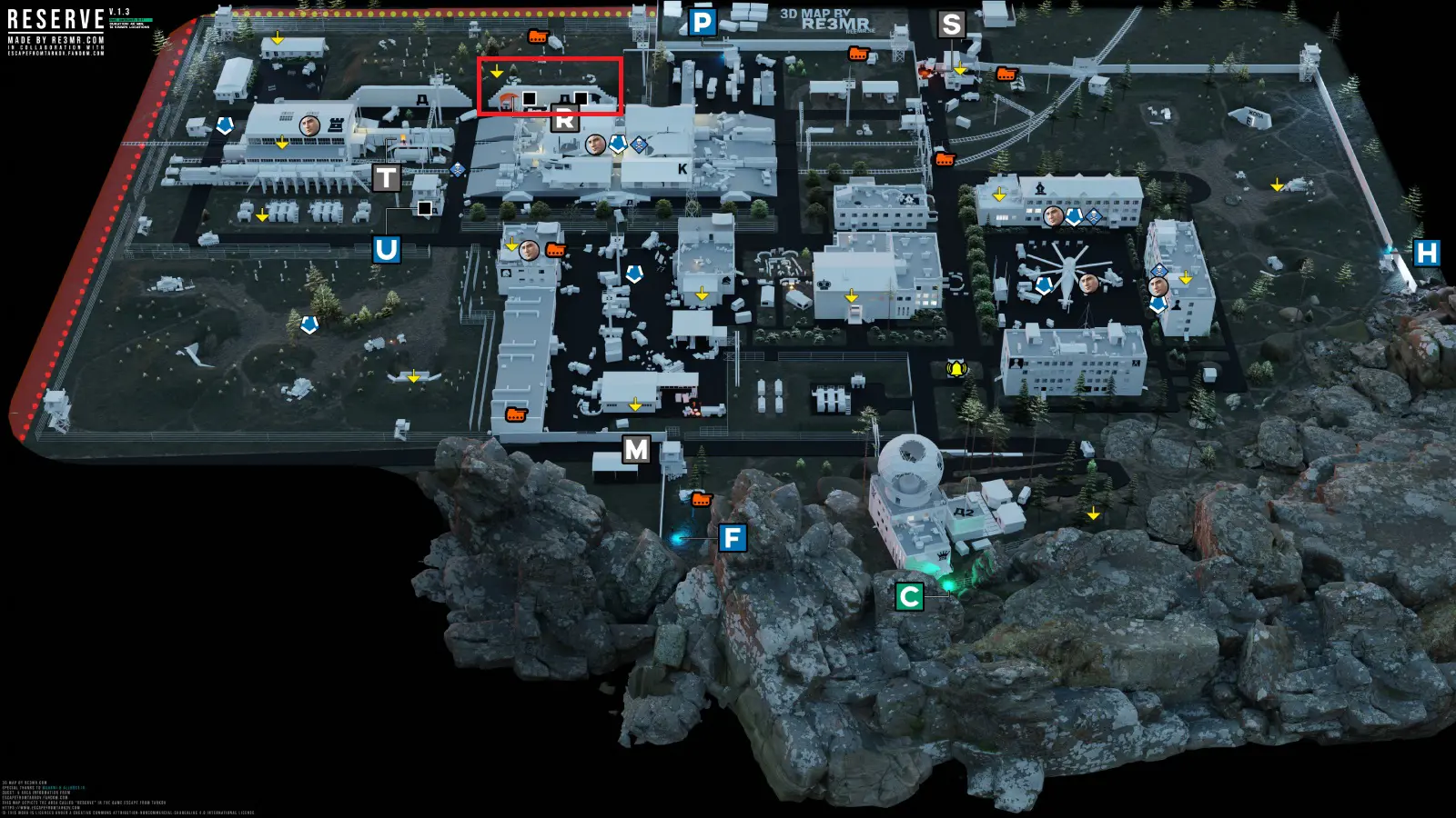 地下仓库位置 地下仓库位置