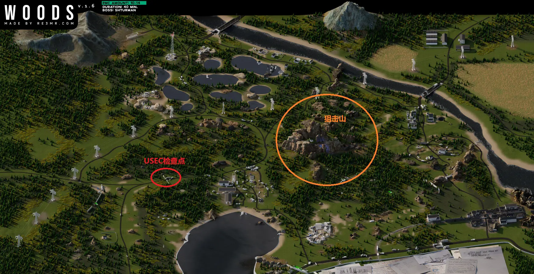 USEC检查点位置 USEC检查点位置