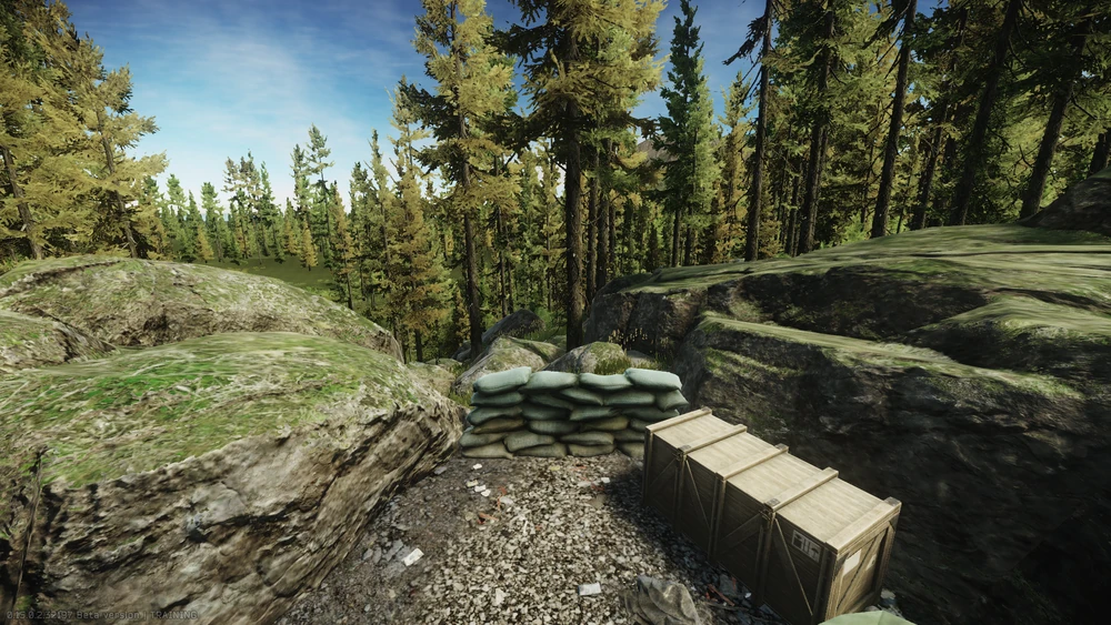 从USEC营地查看雷区 从USEC营地查看雷区