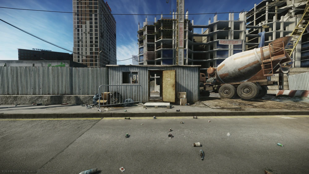 倒塌的吊车站点 倒塌的吊车站点