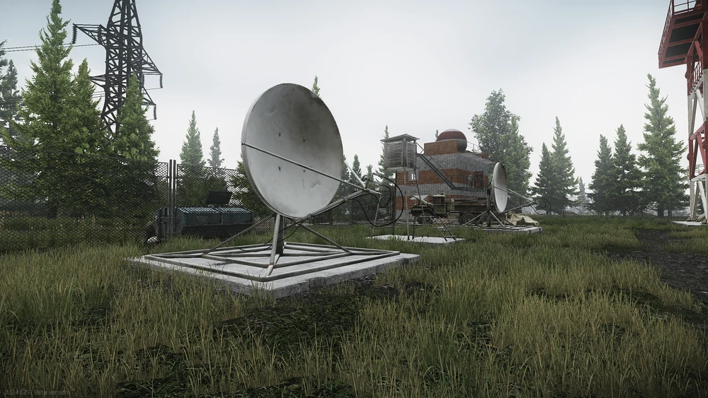 雷达站的天线 雷达站的天线