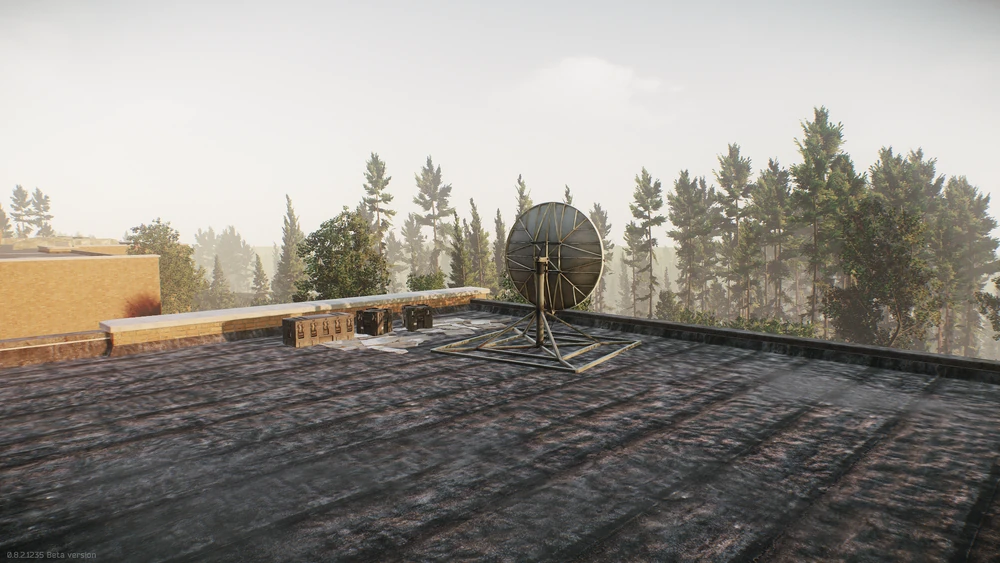 疗养院西楼楼顶天线 疗养院西楼楼顶天线