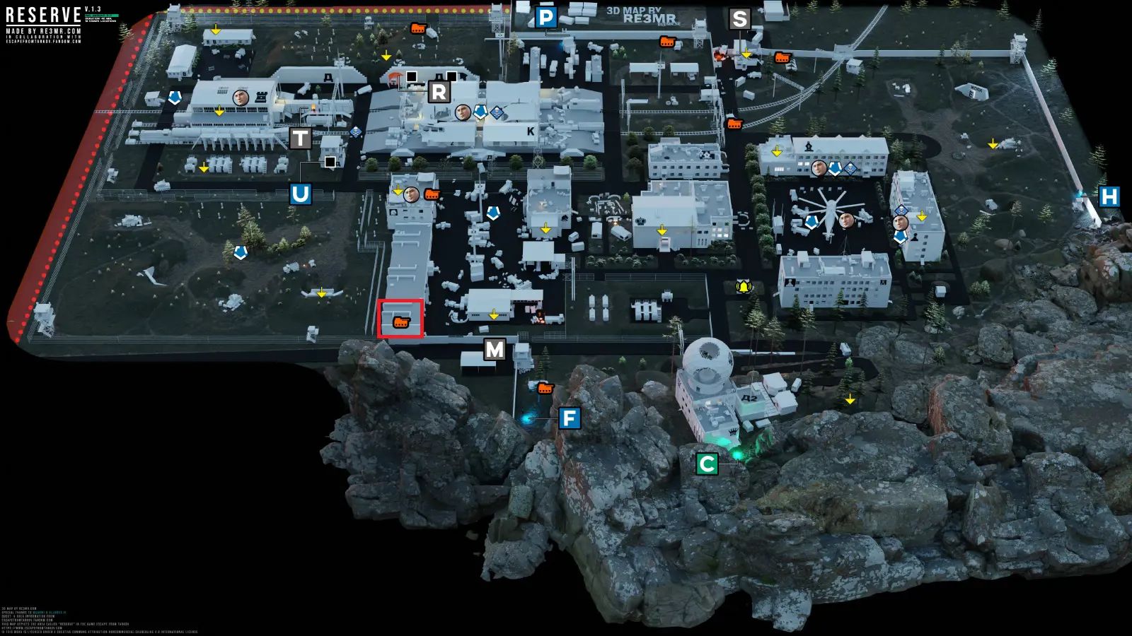 储备站RB-ST房间情报位置 储备站RB-ST房间情报位置