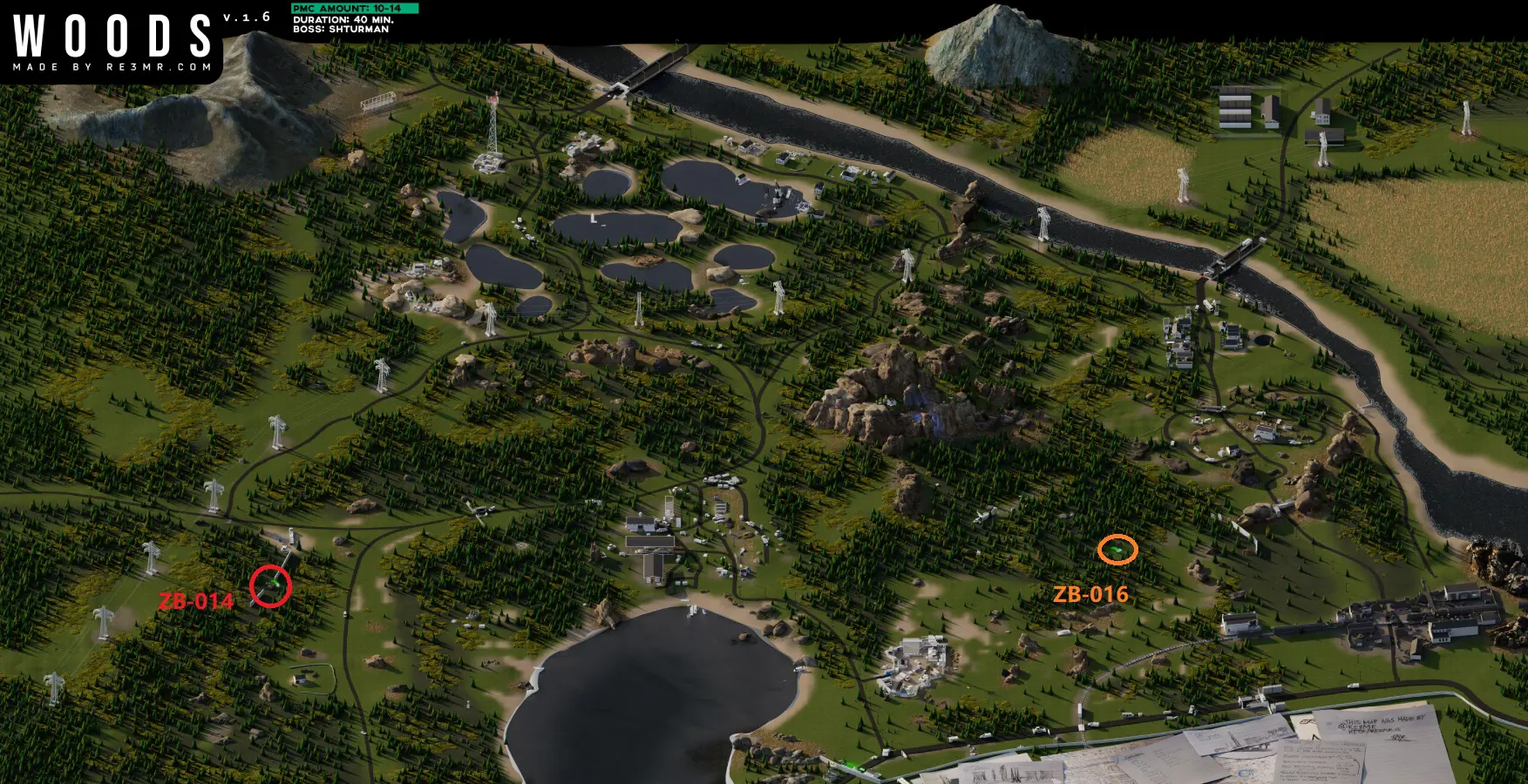 ZB-014和ZB-016位置 ZB-014和ZB-016位置