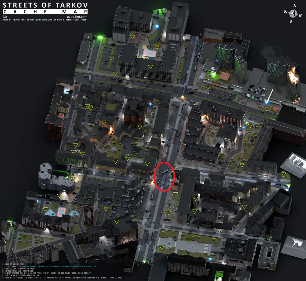 装有货物的载具位置 装有货物的载具位置